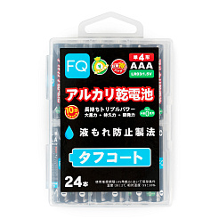 Батарейка щелочная FQ AAA/LR03, 1.5В, 24шт, пластиковая коробка