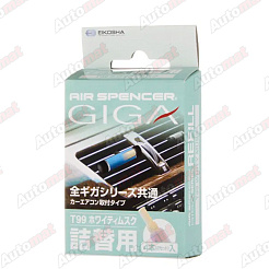 Запасной элемент для ароматизатора на кондиционер GIGA - WHITY MUSK