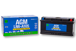 Аккумулятор FQ DIN AGM LN6-A105 105Ah